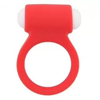 Красное эрекционное виброкольцо LIT-UP SILICONE STIMU RING 3 RED красный 