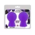 Фиолетовые присоски для груди LIT-UP NIPPLE SUCKERS SMALL PURPLE фиолетовый 