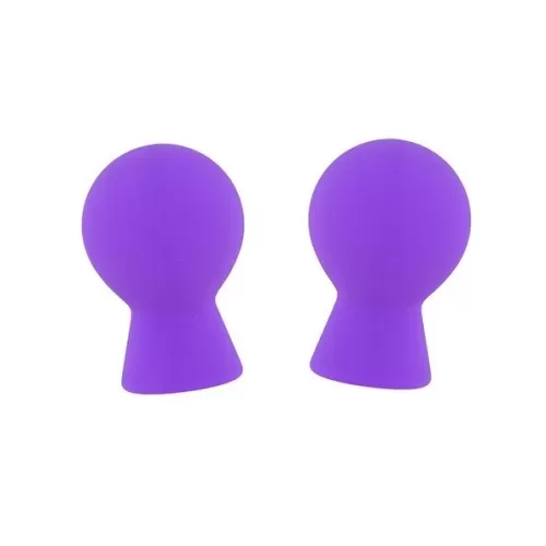 Фиолетовые присоски для груди LIT-UP NIPPLE SUCKERS SMALL PURPLE фиолетовый 