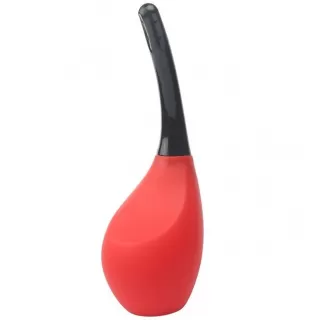 Анальный душ MENZSTUFF 310ML ANAL DOUCHE RED/BLACK красный с черным 