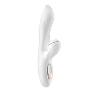 Вибромассажер с вакуумно-волновой клиторальной стимуляцией Satisfyer Pro + G-Spot - 22 см белый 