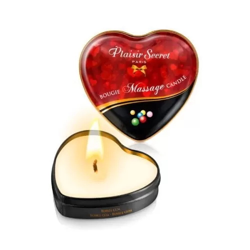 Массажная свеча с ароматом бубль-гума Bougie Massage Candle - 35 мл  