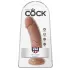 Фаллоимитатор-мулат 8  Cock - 20,3 см кофейный 