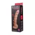 Фаллоимитатор REAL Standard с шипами - 21 см телесный 