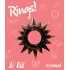 Чёрное эрекционное кольцо Rings Cristal черный 