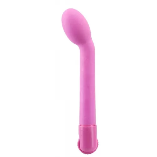 Розовый вибратор G-SPOT для точки G - 19 см розовый 