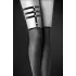 Подвязка для чулок GARTER 3 THONGS черный S-M-L