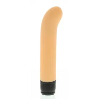 Телесный вибратор PURRFECT SILICONE CLASSIC G-SPOT - 17,5 см телесный 