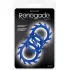 Набор из 3 синих эрекционных колец Renegade Gears синий 