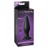 Чёрная малая анальная вибропробка Small Rechargeable Anal Plug - 10,9 см черный 