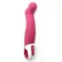 Вибратор Satisfyer Petting Hippo с загнутым кончиком - 22,9 см светло-бордовый 