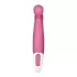Вибратор Satisfyer Petting Hippo с загнутым кончиком - 22,9 см светло-бордовый 