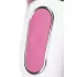Вибратор Satisfyer Petting Hippo с загнутым кончиком - 22,9 см светло-бордовый 