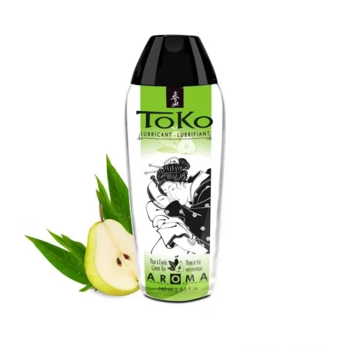 Интимный гель TOKO Pear & Exotic Green Tea с ароматом груши и зеленого чая - 165 мл  