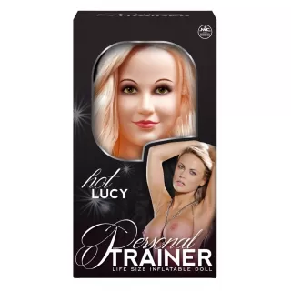 Надувная кукла с вибрацией и 2 любовными отверстиями Hot Lucy Lifesize Love Doll телесный 