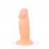 Реалистичный анальный фаллоимитатор Erowoman на присоске телесный 