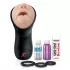 Мастурбатор-ротик Deep Throat Vibrating Stroker телесный с черным 