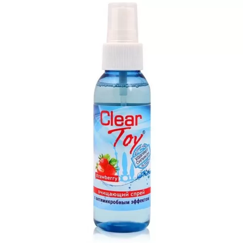 Очищающий спрей для игрушек CLEAR TOY Strawberry - 100 мл  