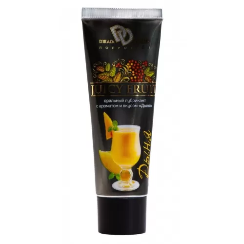 Интимный съедобный лубрикант JUICY FRUIT с ароматом дыни - 30 мл  