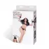 Чёрные манжеты для фиксации на кровати Bondage Bed Strap черный 