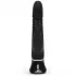 Черный хай-тек вибратор Greedy Girl Thrusting Rabbit Vibrator - 22,8 см черный 