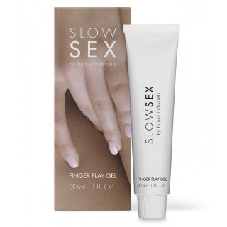 Гель для мастурбации с ароматом кокоса Slow Sex Finger Play Gel - 30 мл  