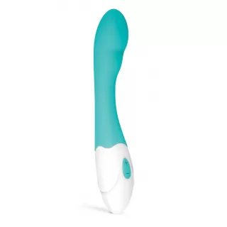 Зеленый вибратор для G-стимуляции Tate G-Spot Vibrator - 20 см зеленый 