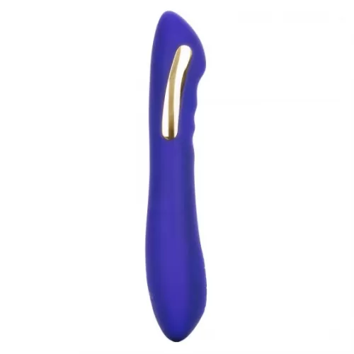 Фиолетовый вибратор с электростимуляцией Intimate E-Stimulator Petite Wand - 18,5 см фиолетовый 