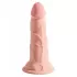 Телесный фаллоимитатор на присоске 5  Triple Density Cock - 15,24 см телесный 