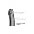 Черный фаллос на присоске Silicone Bendable Dildo M - 18 см черный 