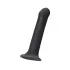 Черный фаллос на присоске Silicone Bendable Dildo L - 19 см черный 