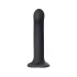 Черный фаллос на присоске Silicone Bendable Dildo L - 19 см черный 