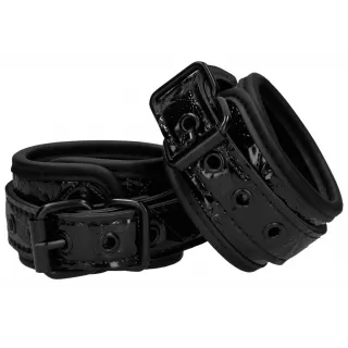 Черные поножи Luxury Ankle Cuffs черный 