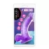 Фиолетовый фаллоимитатор на присоске NATURALLY YOURS 4INCH MINI - 12 см фиолетовый 