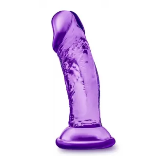 Фиолетовый фаллоимитатор на присоске SWEET N SMALL 4INCH DILDO - 11,4 см фиолетовый 