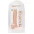 Телесный фаллоимитатор Silicone Dildo With Balls - 22,8 см телесный 