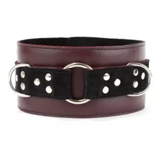 Бордовый ошейник Maroon Collar On The Strap бордовый 