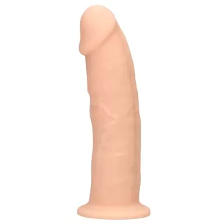 Телесный фаллоимитатор без мошонки Silicone Dildo Without Balls - 15,3 см телесный 