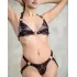 Бордовый лиф с колечками Maroon Bodice бордовый S-M-L