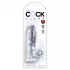 Прозрачный фаллоимитатор King Cock Clear 5  Cock with Balls - 15,2 см прозрачный 
