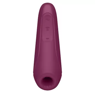 Бордовый вакуум-волновой стимулятор Satisfyer Curvy 1 бордовый 