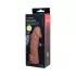 Насадка на фаллос с отверстием для мошонки Cock Sleeve 002 Size L - 17,6 см телесный 