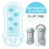 Мастурбатор Tenga FLIP ORB BLUE RUSH прозрачный 