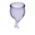 Набор фиолетовых менструальных чаш Feel secure Menstrual Cup фиолетовый 