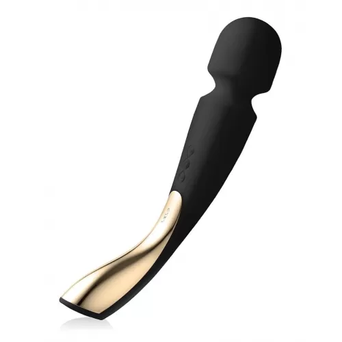 Черный вибромассажёр Lelo Smart Wand 2 Large - 30,4 см черный 