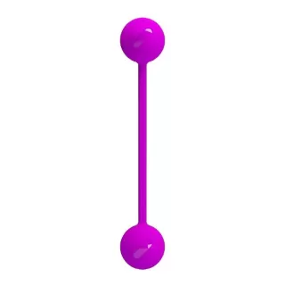 Лиловые вагинальные шарики KEGEL BALL III лиловый 