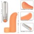 Оранжевая пулька-насадка на палец Finger Tickler - 8,25 см оранжевый 