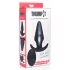 Черная анальная вибропробка Kinetic Thumping 7X Large Anal Plug - 13,3 см черный 