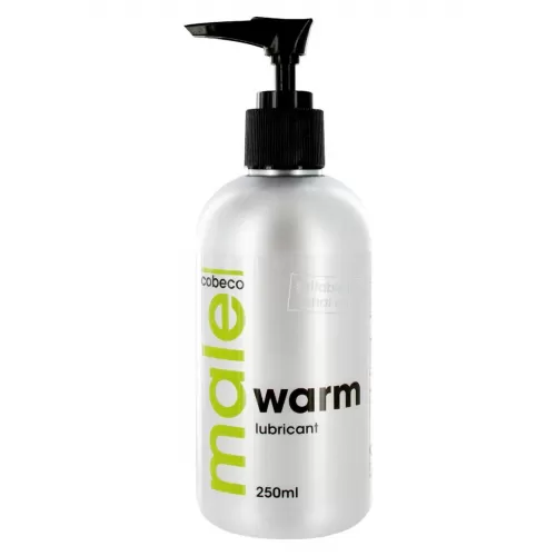 Лубрикант с согревающим эффектом MALE Cobeco Warm Lubricant - 250 мл  