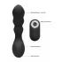 Черный массажер простаты с пультом N 78 Rechargeable Anal Stimulator - 12 см черный 